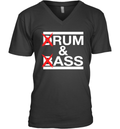 Drum And Bass Rum Ass V Neck T Shirt