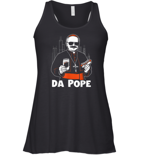Chicago Pope Leo Xiv Da Pope Racerback Tank