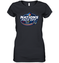 4 Nations Face Off Can Fin Swe Usa 2025 Women039S V Neck T Shirt