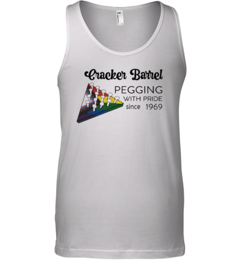 Cracker Barrel Pegging With Pride Since 1969 Tank Top