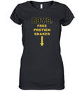 Boys Free Protien Shakes Women039S V Neck T Shirt