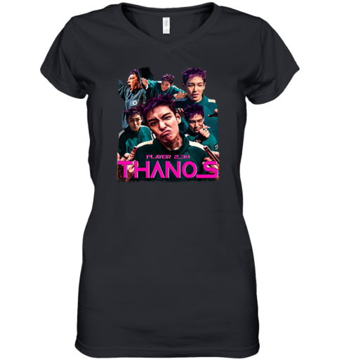 Choi Seung Hyun Player 230 Thanos Squid Game Season 2 Women039S V Neck T Shirt