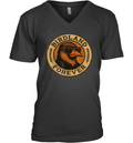 Birdland Forever Cool Retro Oriole V Neck T Shirt