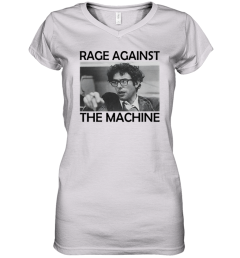 Bernie Sanders Rage Against The Machine Women039S V Neck T Shirt