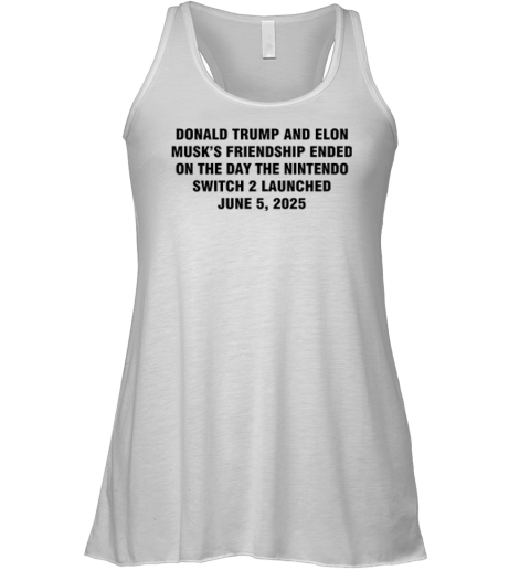 Donald Trump And Elon Musk039S Friendship Ended On The Day The Nintendo Racerback Tank