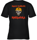 Chicago Blackhawks Iron Maiden Rock Band Youth T Shirt