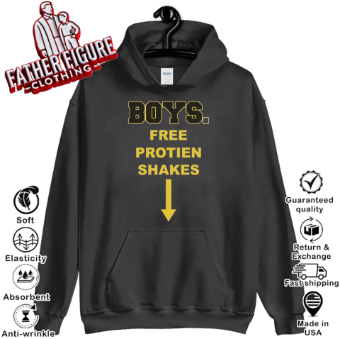 Boys Free Protien Shakes Hoodie