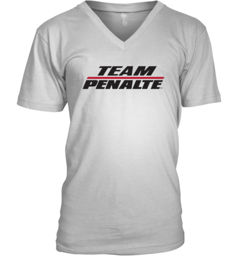 Custom Indy 500 Team Penalte Cheatske V Neck T Shirt