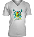 Baja Blastoise Turtle V Neck T Shirt