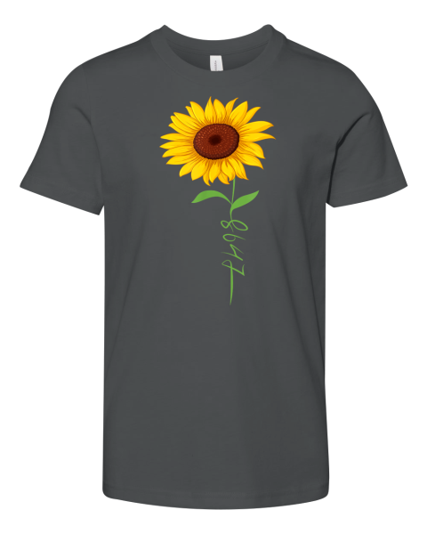 8647 Subtle Anti Trump 86 47 Floral Boho Premium Youth T Shirt