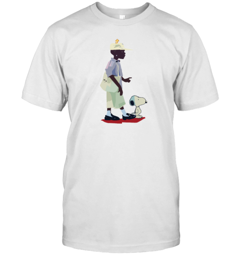 Black Woman Snoopy Peanuts T Shirt