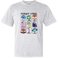 Disney Pixar Inside Out 2 Today I Feel Vintage Panels Dyed Heavyweight T Shirt