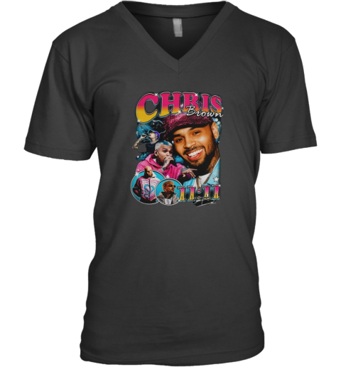 Chris Brown Tee V Neck T Shirt