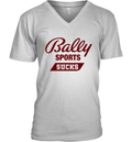 Bally Sports Sucks V Neck T Shirt