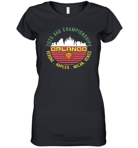 2025 Aau Championships Orlando Women039S V Neck T Shirt