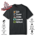 Eat Sleep Anime Gaming Repeat Kawaii Otaku Anime Manga T Shirt