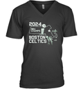 Boston Celtics 2024 Nba Finals Champions V Neck T Shirt
