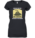 Dont Tread On Me 1776 Home Of Free Women039S V Neck T Shirt