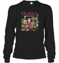 Disney Mickey And Mickey Minnie Christmas On Main Street Long Sleeve T Shirt