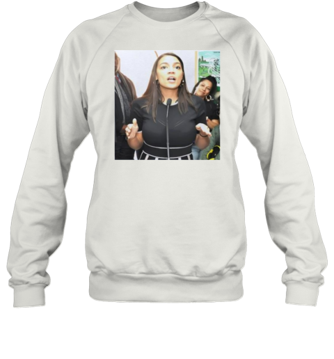 Aoc Alexandria Ocasio Cortez See Through Sweatshirt