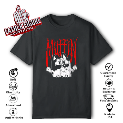 Bluey Muffin Metal T Shirt