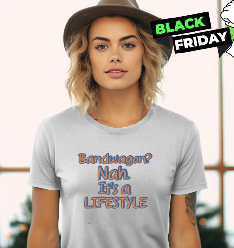 Bandwagon Or Lifestyle Ny Knicks 2025 Playoffs Nba Women039S T Shirt