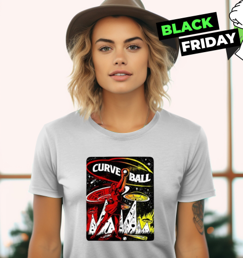 Curve Ball Women039S T Shirt