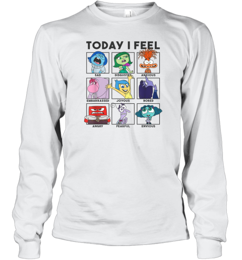Disney Pixar Inside Out 2 Today I Feel Long Sleeve T Shirt