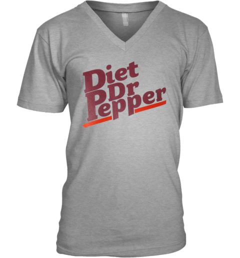 Diet Dr Pepper V Neck T Shirt