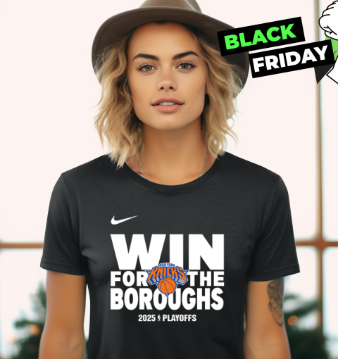 New York Knicks Win For The Boroughs 2025 Playoffs Women039S T Shirt