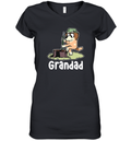 Bluey Soldier Grandad Women039S V Neck T Shirt