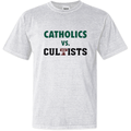 Catholics Vs Cultists Dyed Heavyweight T Shirt