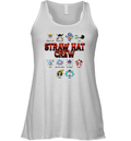 Anime Straw Hat Crew Jolly Roger Logos Racerback Tank
