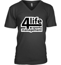 Dj Burns Jr 4 Life Sports Management V Neck T Shirt