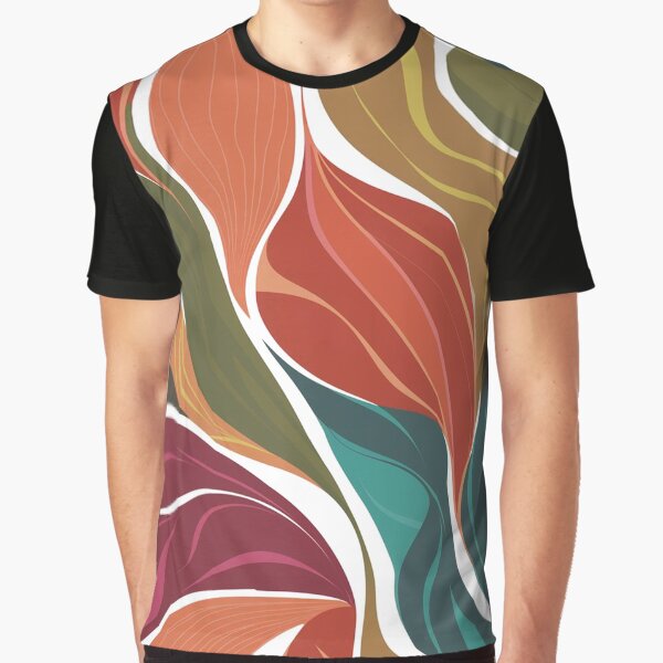 Nature's Canvas: A Boho-Inspired Color Palette Graphic T-Shirt by NEWDESINGS12