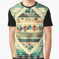 A Diamond Aztec Bohemian SouthWest Design - Boho Chic Patterns Graphic T-Shirt for Sale by GVRDesign