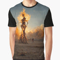 Burning Man Graphic T-Shirt for Sale by WanderLost801
