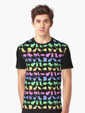 Repeat Rainbow Kitten Graphic T-Shirt