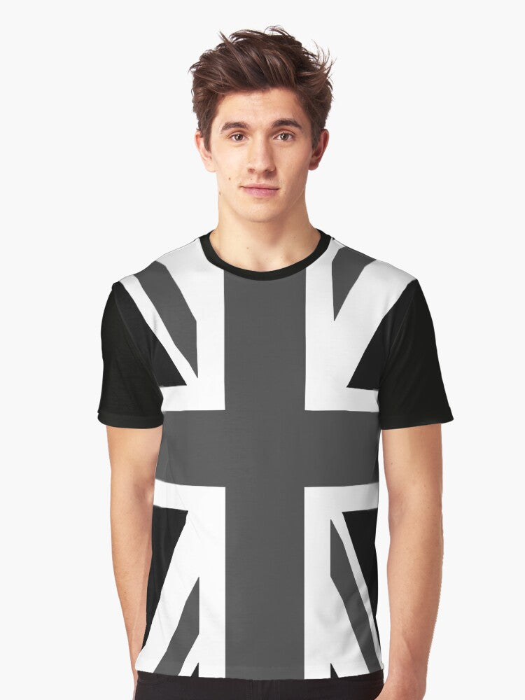 Union Jack Black and White Graphic T Shirt T Shirt Aesthetic Fit High CTR Pick