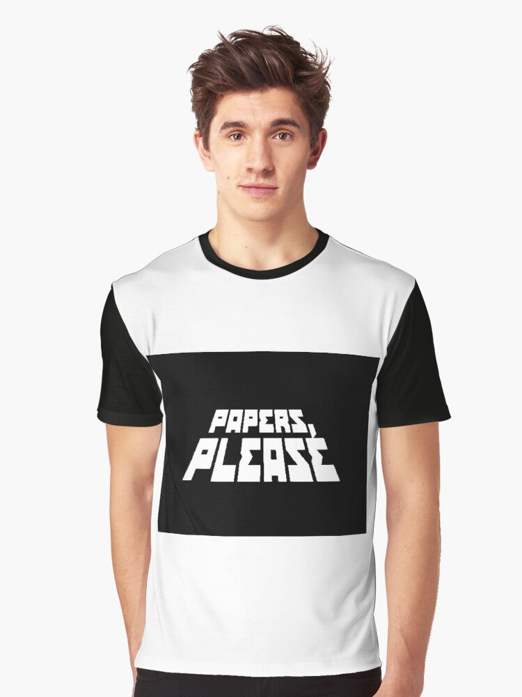 Papers Please Graphic T-shirt | Trendy Graphic Tee | Casual Unisex T-shirt