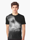 dog terrier black and white Graphic T Shirt T Shirt Viral US Style Fan Favorite