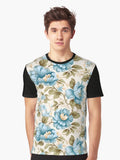 colorful seamless pattern with flowers 2 Different pattern size Email me Graphic T Shirt T Shirt Trending US Daily Wear