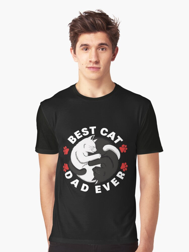 Best cat dad ever Graphic T Shirt T Shirt | Premium Quality | Fan Favorite