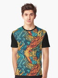 colorful abstract seamless pattern 1 Different pattern size Email me Graphic T Shirt T Shirt Streetwear Style