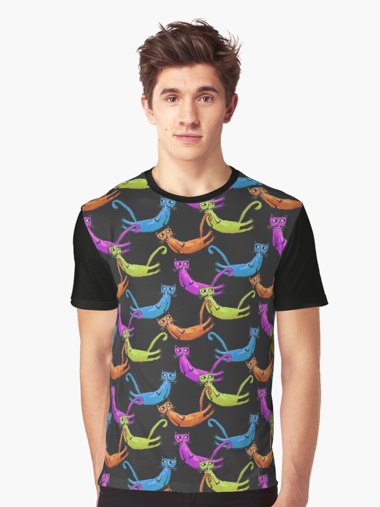 Jelly Belly Cats Graphic T-Shirt