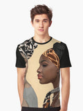 AI Captures the Beauty and Power of Black Women AI generated AI art Graphic T Shirt T Shirt Streetwear Style Daily Wear