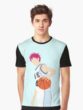 Minimalistic Seijuro Akashi Kuroko no Basket Graphic T Shirt T Shirt Streetwear Style Fan Favorite
