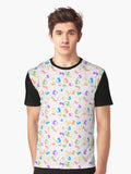 Jelly Bean Cats and Confetti Sprinkles Graphic T-Shirt
