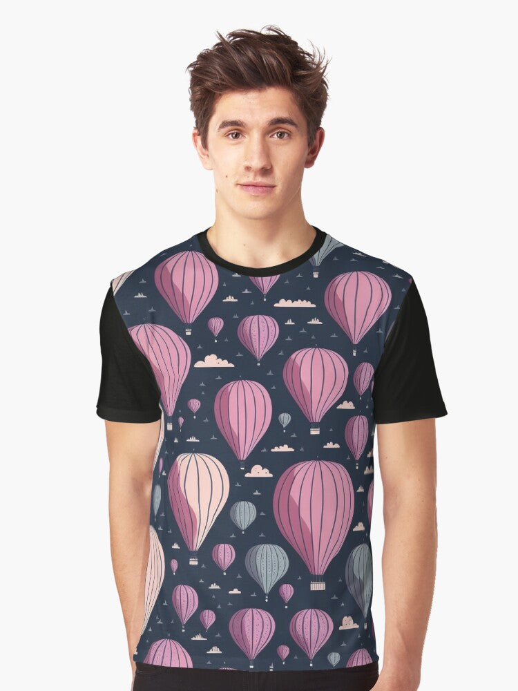 balloon pattern Graphic T-Shirt