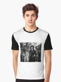 Dark Detective Graphic T Shirt T Shirt AI Inspired Art Futuristic Style